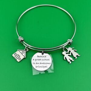ENSIANTH Principal Appreciation Bracelet School Principal Gift Jewelry New Pouch